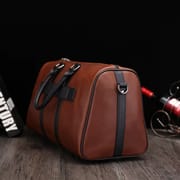 Men’s Large Leather Crossbody Travel Bag – Big Capacity Weekend Tote & Carry-On Duffel | Price in BD_img_9