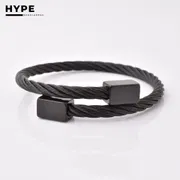 Black stainless steel bracelet_img_3