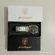 POEDAGAR 930 Men's New Luxury Luminous Date Week Stainless Steel Quartz Watch For Men_img_8