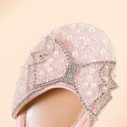 Kids Girls Pearl Bow Princess Shoes (2 years to 8.5 years)_img_4