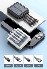 Stylish Mini Portable Solar Power Bank- 10000mAh_img_2