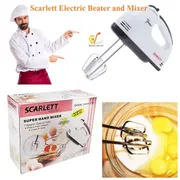 Scarlett Electric Egg Beater & Mixer – Cake & Cream Whisker (White)_img_4