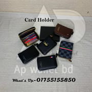 Premium Quality Card Holder Black & Brown_img_1