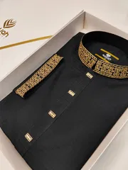 Royal Black Panjabi_img_2