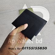 Bogesi Black Check Wallet With Original Branding Box_img_3