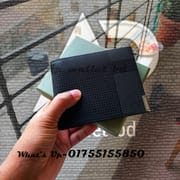 Bogesi Black Check Wallet With Original Branding Box_img_0