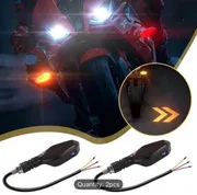 2pcs Universal LED Lamp Color Projection Lamp SequentialLights for Motorcycle_img_6
