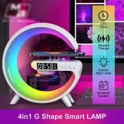 G63 Atmosphere RGB Light Bluetooth Speaker With Wireless Charging_img_0