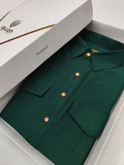 Ajwah Premium Kabli Panjabi  – Emerald Green Edition_img_1