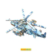 Kamov Ka-52 Alligator- 3D Wooden DIY Model_img_2