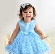 Baby Girls Butterfly Tulle Party Dress – Sleeveless Bowknot Pageant Gown (0–24 Months)_img_0
