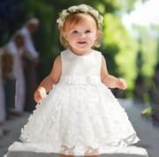 Baby Girls Butterfly Tulle Party Dress – Sleeveless Bowknot Pageant Gown (0–24 Months)_img_1