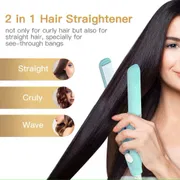 2-in-1 Mini Hair Straightener & Curler - Compact & Portable_img_1