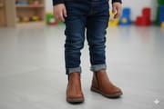 Kids Leather High Neck Stylish Winter Short Boot Shoes (3–5 Years) for yours ANGEL_img_3