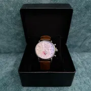 Patek Philippe Chronograph Brown Leather Strap - White Dial_img_3