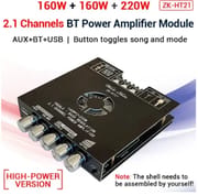 ZK-HT21 160WX2+220W TDA7498E 2.1 Channel Bluetooth Digital Power Amplifier Module DC15-36V High and Low Tone Subwoofer_img_0