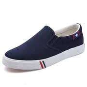 Men’s High Quality Slip-On Canvas Shoes – Lightweight, Breathable, Anti-Slip | White, Black, Navy, Denim  | Price in BD_img_0