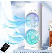 Rechargeable Remote Control Double-Head Spray Cooling Fan_img_2