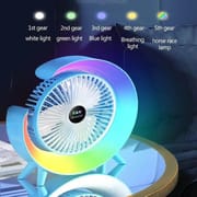 Mini Portable Desktop Fan – Adjustable Colorful Fan for Home or Office_img_0