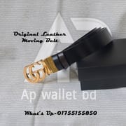 Gucci Genuine Leather Moving Belt With Box_img_1