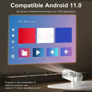 P30 Max Android 4K Projector + Video Game Console Combo_img_1