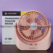 JYSUPER JY-1881 Portable USB Mini Fan with LED Light_img_0