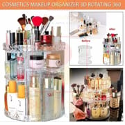 360° Rotating Makeup Organizer – 3D Beauty Storage Box_img_0