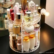 360° Rotating Makeup Organizer – 3D Beauty Storage Box_img_1