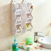 Multifunctional Bathroom Shelf – Punch-Free Wall Organizer_img_2