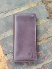 KROYSHALA 100% Premium Leather Long Wallet – Chocolate_img_3