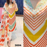 Kashmiri Ari Worked Linen Kameez Set ( MF396 )_img_3