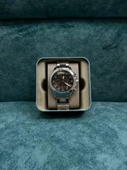 Fossil Grant Chronograph FS4994 Silver Chain - Black Dial_img_3