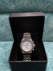 Audemars Piguet Royal Oak Chronograph Silver - Sky Blue Dial_img_4