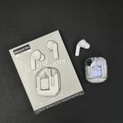 Ultrapods Max 5.3 Wireless Earbuds with Touch Control and Hi-Res Audio, Bluetooth 5.3, LED Display, Clear Transparent Design - New_img_2