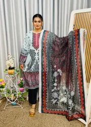 Graya Green x Merun Elegance Three Piece_img_4