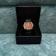 Rare  Versace Atelier Black Chain - Rose Gold Dial_img_3