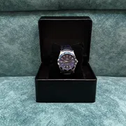 Omega Constellation Blue Leather Belt - Blue Dial_img_3
