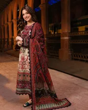 Exuding Effortless elegance, this beige ensemble is a timeless ode to tradition._img_0