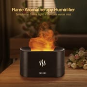 GearUp DQ701 Flame Effect Air Humidifier Oil Fragrance Aromatherapy Diffuser With Night Light_img_0