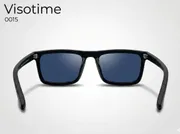 Premium Double Poly Rectangular Sunglasses – Matte Black / Blue Lens_img_3