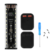 Fast Charging 8pcs 18650 Battery Power Bank Case with LED Light_img_3