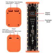 Fast Charging 8pcs 18650 Battery Power Bank Case with LED Light_img_5