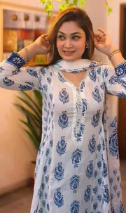 Most Exclusive Demanding Collection Cotton Gown 3 piece_img_3