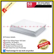 A4 Size Offset Paper 100 Gsm ( 50 Sheets)_img_2