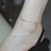 Minimal 8cube gold anklet_img_0