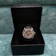 Tommy Hilfiger Automatic Skeleton Exposed Black Leather - White Dial_img_3