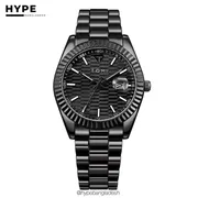 TOMI T-304 Men's Luxury Stainless Steel Watch Gift Box Set (Black)_img_5