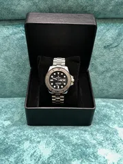 Rolex Yacht-Master Silver Chain - Black Dial_img_0
