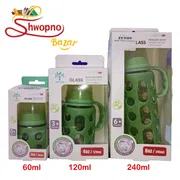 Glass Feeding Bottle (Random Colour)_img_0