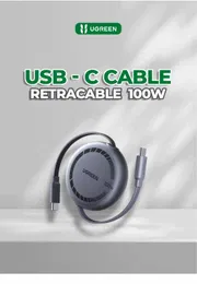 UGREEN Nexode 100W USB-C to USB-C Retractable Cable_img_2